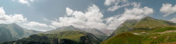 Georgian mountines panoramic wiew Stock Photo