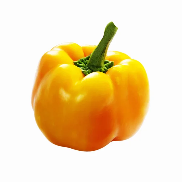 Orange pepper on white background — Stock Photo, Image