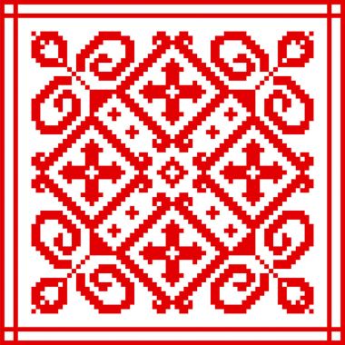 Belarus etnik süsleme, seamless modeli