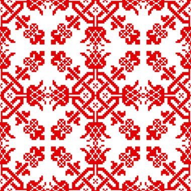 Belarus etnik süsleme, seamless modeli