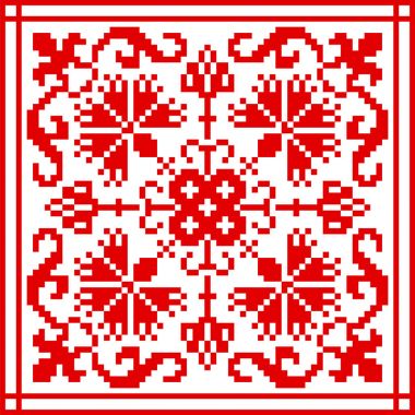 Belarus etnik süsleme, seamless modeli