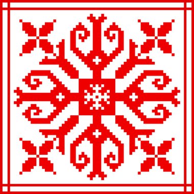 Belarus etnik süsleme, seamless modeli