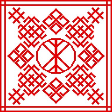 Belarus etnik süsleme, seamless modeli