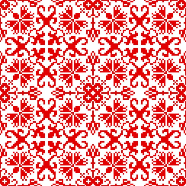 벨라루스어 민족 장식, 완벽 한 패턴 — 스톡 벡터