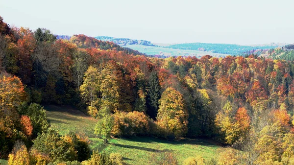 El Erzgebirge en otoño — Foto de Stock