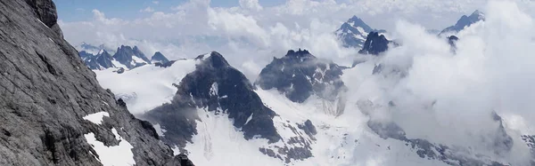 Mountain panorama at the Mount Titlis — Stock Photo, Image
