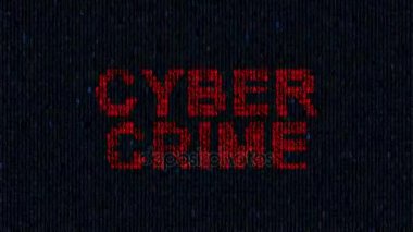 Mavi kod karakterlerini karanlık Web hacker engelleme bilgisayar. bilgisayar virüsü