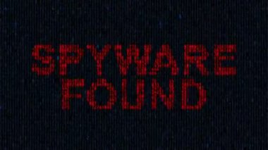 Bir sanal alanda çalışan bilgisayar kodu. hacker kod durumdayken bir bilgisayarda