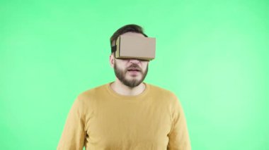 Adam zevk karton google Vr kulaklık telefon için