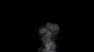 Gerçekçi Gri Atmosferik Duman Yavaşça Yüzüyor Kasvetli Görsel Şablonu Dolduruyor