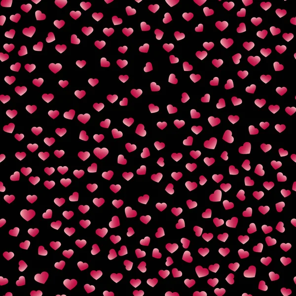 Абстрактные сердца ко Дню Святого Валентина. Красные сердца. Бесшовный фон для вашего дизайна. Векторная иллюстрация. Концепция любви. Милые обои. Хорошая идея для вашей свадьбы , — стоковый вектор