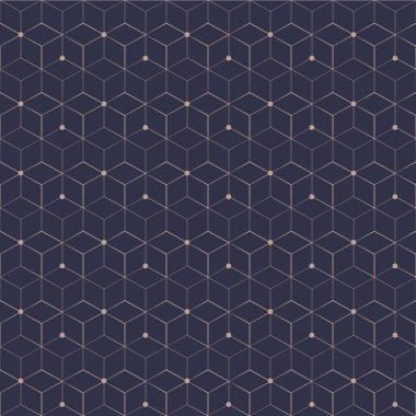 Kılavuz seamless modeli. Geometrik küp, yıldız efekti. Moda grafik tasarım. Vektör çizim. Arka plan tasarım. Modern şık soyut doku. Şablon baskı, tekstil, ambalaj ve dekorasyon için