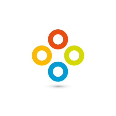 Infographic vektör çizim. EPS 10 vektör. Beyaz arka plan üzerinde 4 seçenekleri ile iş kavramı. Şablon için broşür, iş, web tasarım, diyagram, grafik, logtotype, sunum ve grafik için.