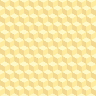 geometrik küp seamless modeli. Moda grafik tasarım. Vektör çizim. Arka plan tasarım. Optik yanılsama 3d Modern şık soyut doku. Şablon baskı, tekstil, ambalaj ve dekorasyon için