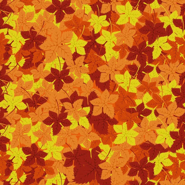 Autumn leaves background. Vector illustration. Floral abstract pattern. Fashion Graphic Design. Symbol of autumn,eco and natural.Bright colors leaves. Template for card,banner,wrapping and decoration. — Stock Vector