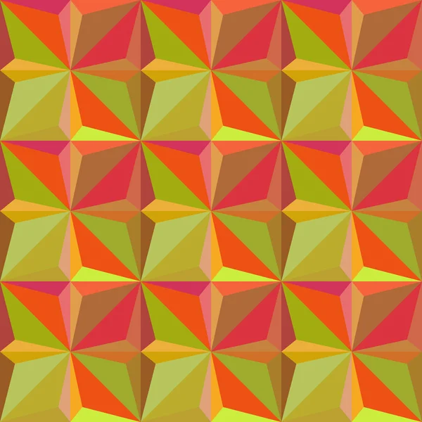 Sárga háromszög zökkenőmentes minta.Divat grafikai tervezés.Vektor illusztráció. Optikai illúzió 3d Modern stílusos absztrakt textúra. Sablon nyomtatáshoz, textilhez, csomagoláshoz, dekorációhoz és vállalkozásokhoz. — Stock Vector
