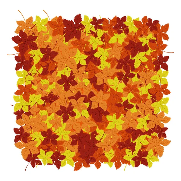 Automne laisse fond. Illustration vectorielle. Schéma floral abstrait. Design graphique de mode. Symbole de l'automne, éco et natural.Feuilles aux couleurs vives. Modèle pour carte, bannière, emballage et décoration . — Image vectorielle