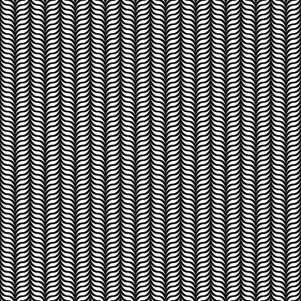 Fondo de arte ilusión óptica. fondo de pantalla de escritorio blanco y negro. gráfico design.seamless patrón. Vector que repite textura con efecto de curvatura. Plantilla para impresión, textil, envoltura, decoración — Vector de stock