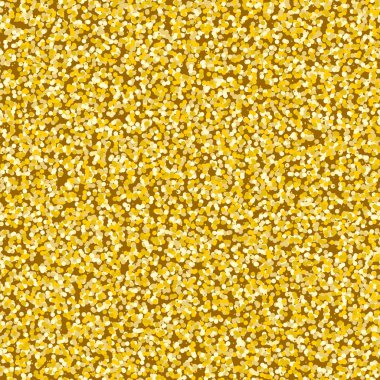 Tozlu yerleşimi altın doku tasarımınız için. Altın kum gibi bir çakıl taşı şeklinde sorunsuz vektör desen. Altın metalik küçük daire. Geometrik seamless modeli. Vektör çizim.