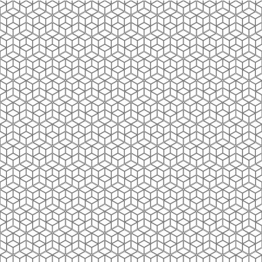geometrik küp seamless modeli. Moda grafik tasarım. Vektör çizim. Arka plan tasarım. Modern şık soyut doku. Şablon baskı, tekstil, ambalaj ve dekorasyon için