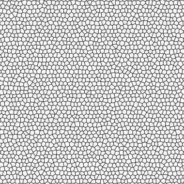 Soyut mozaik arka plan. Moda grafiği. Tek renkli tasarım. Modern şık doku. Vektör çizim. Duvar kağıdı için kullanılabilir, desen doldurur, web sayfası, arka plan, yüzey dokuları.