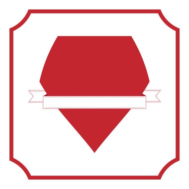 Çerçeve ve etiket. Afiş alanı simgesi. Vektör çizim. Beyaz arka plan üzerinde düz tasarım göl kenarında. Şerit şekli. Etiket ve dekorasyon app ve web için. Afiş, rozet ve sınır koleksiyonu.