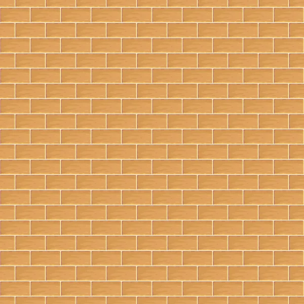レンガの壁のシームレスなベクター イラスト背景 - 継続的なレプリケーションのためのテクスチャ パターン. — ストックベクタ