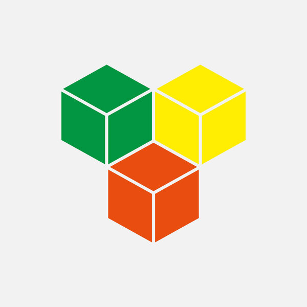 геометрический знак куба. Модные графические обозначения Векторная иллюстрация. Дизайн фона. Современная стильная абстрактная текстура. Шаблон для печати, текстиля, обертывания и украшения
