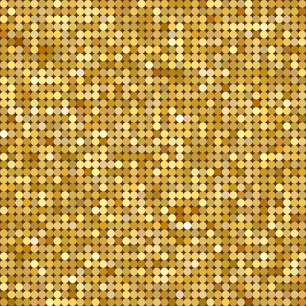 디자인에 대 한 빛나는 골드 텍스처. 황금 먼지 처럼 자갈의 형태로 원활한 벡터 패턴입니다. 황금 금속 작은 숫자. 기하학적 완벽 한 패턴입니다. 벡터 일러스트 레이 션. — 스톡 벡터