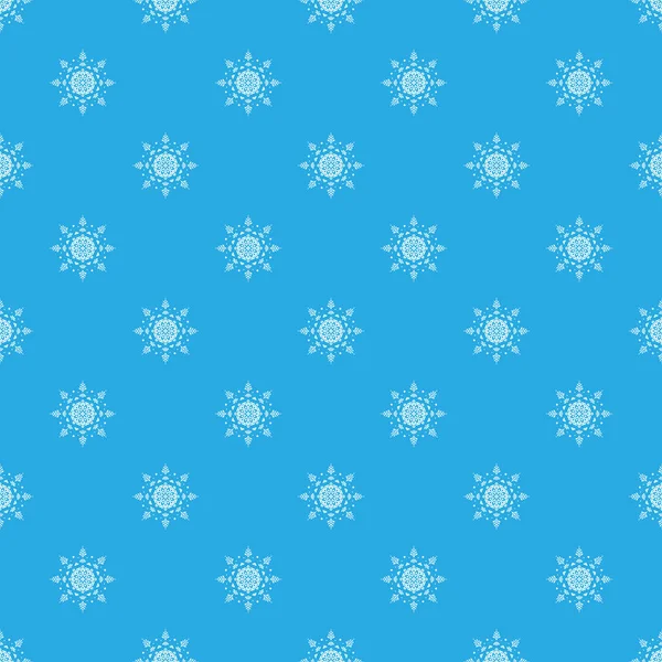 Снежинка бесшовная. Зимний фон. Белый силуэт. Векторная иллюстрация для рождественского дизайна. Новогодний знак. Символ торжества . — стоковый вектор