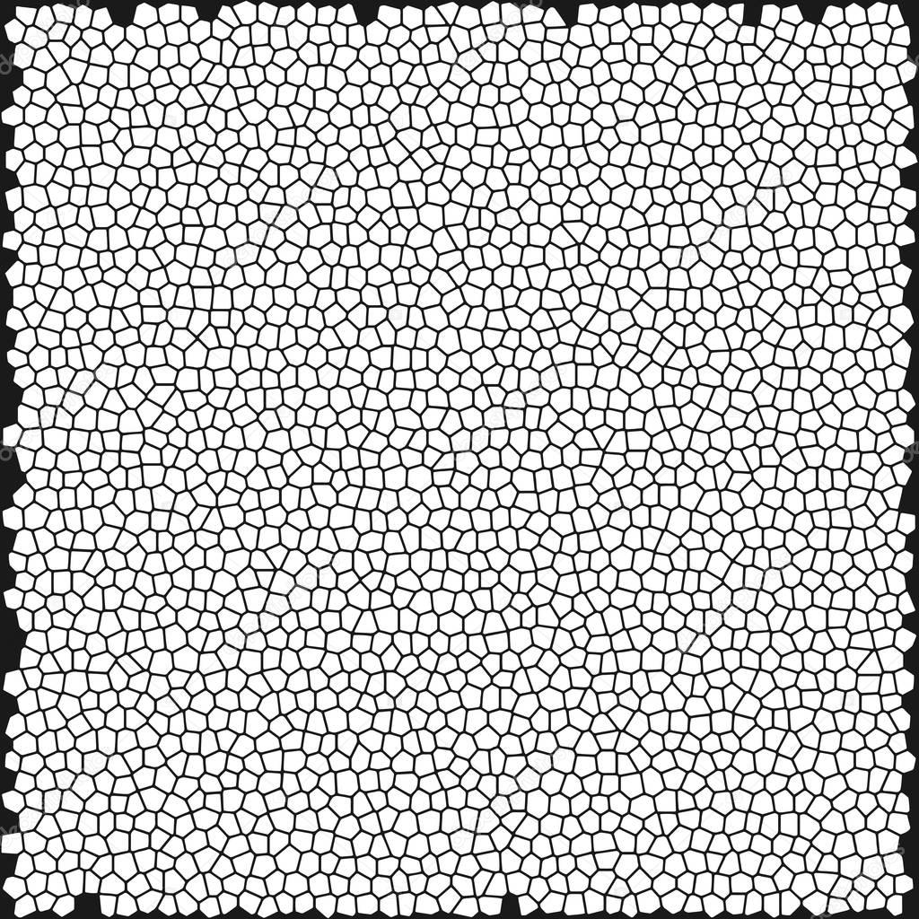 Abstract mosaic background. Stained-glass fashion graphic. Monochrome design. Modern stylish texture. Vector illustration. Used for wallpaper, pattern fills, web page,background,surface textures.