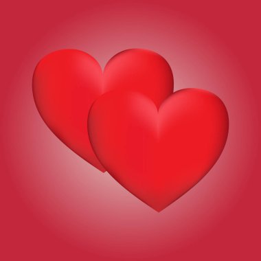 Arka plan kalp ile. Vektör çizim. Sevgililer günü için vektör çizim. Aşk kavramı. Şirin mutlu duvar kağıdı. Düğün için iyi fikir. Romantik güzel çerçeve tasarımı