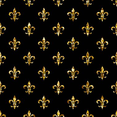 alev almış zambağı seamless modeli. Ols stil şablonu. Çiçek klasik doku. Fleur de lis royal lily retro arka plan. Vintage için kart, duvar kağıdı, ambalaj, tekstil tasarım.