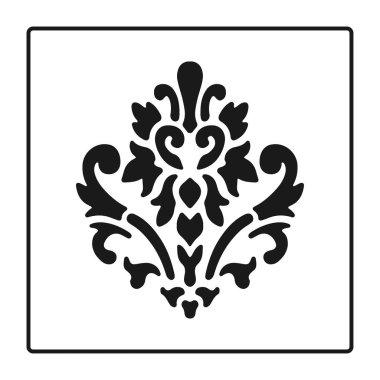 Fleur de lis sembolleri, siyah siluetler - hanedan sembolleri. Vektör çizim. Ortaçağ işaretler. Parlayan Fransız fleur de lis royal lily. Zarif dekorasyon sembolleri.