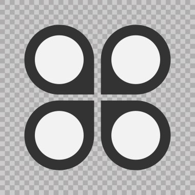 İşareti işaretçi işaret kümesi. Saydam arka plan düz stil ikonları