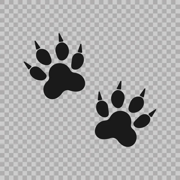 Footprints of animal paw. Abstract vector. For web and mobile applications, illustration design, brochure, banner, presentation, concept poster, cover. — Stock Vector