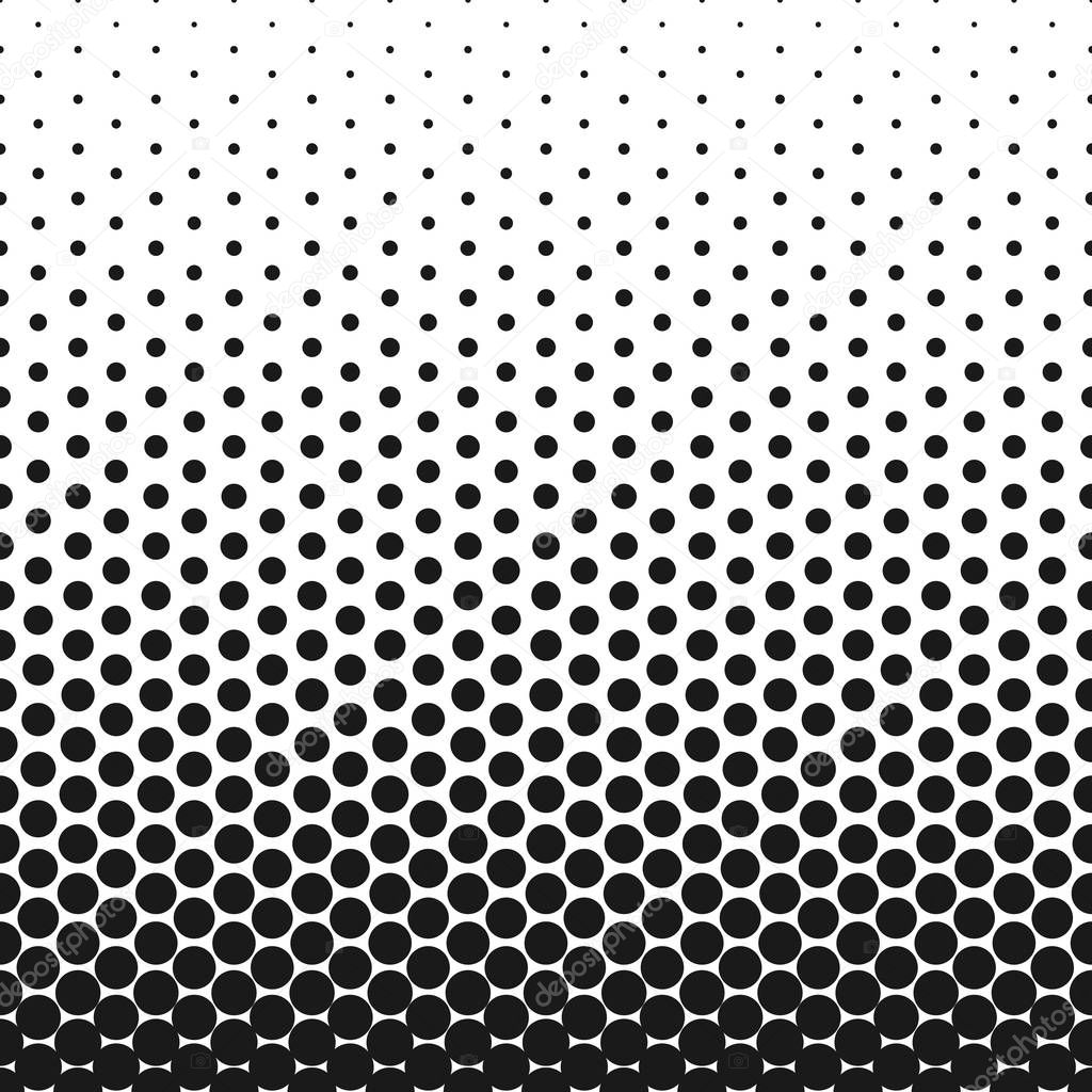 Abstract dotted background. Halftone effect. Vector texture. Modern background. Monochrome geometrical pattern. Strips of points. Black dots on white background.