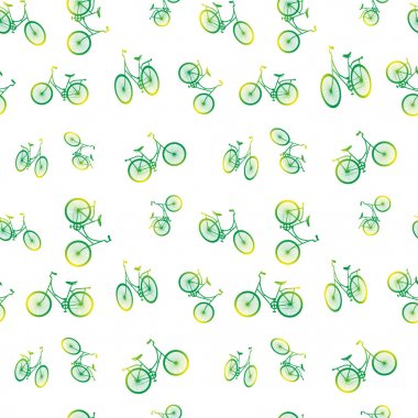 Kesintisiz Bisiklet desen. Şık sportif Yazdır. Vektör çizim. Duvar kağıdı, desen dolgularını, web sayfası arka planı, yüzey dokuları, kumaş tasarım için arka plan-ebilmek var olmak kullanılmış.