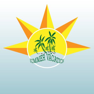 Tipografi vektör çizim ışık arka plan üzerinde yazı yaz etiket. Vintage tasarım öğeleri, logo, etiketleri, simgeler, nesneleri ve kaligrafi tasarımlar. Yaz tatili.