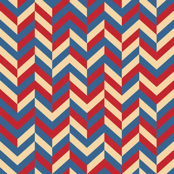 Vektör seamless modeli. Soyut şenlikli tasarım arka plan kavramı geleneksel Amerikan renkler - kırmızı, beyaz, mavi. Modern şık soyut doku. Şablon baskı, Tekstil ve dekorasyon için.