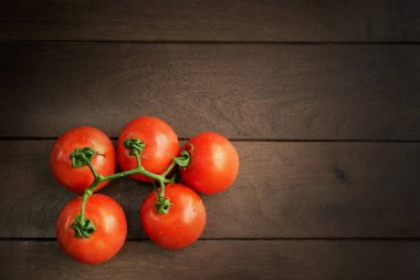 domates rustik ahşap tablo