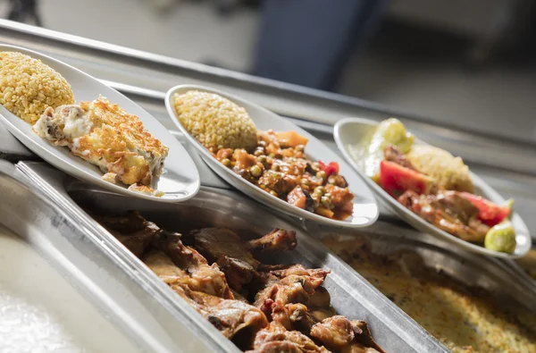 Pranzo completo stazione di servizio — Foto Stock