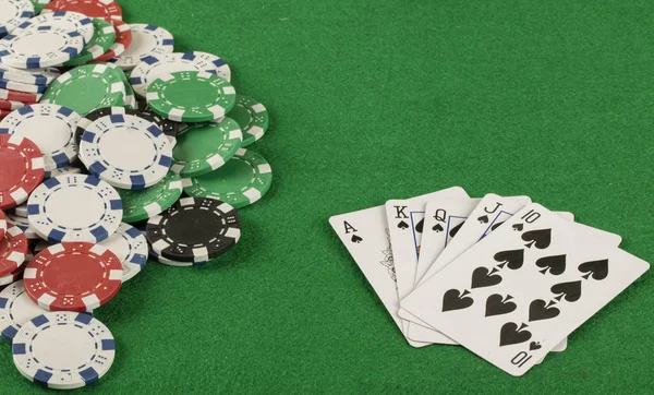 online casino poker banner şablon düzeni. yeşil tablo 