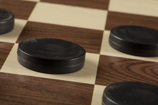 Šachovnice Kameny Hra Concept Board Game Hobby Checkers Hřišti Pro — Stock fotografie
