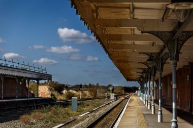 Yalnız tren istasyonu Bury St Edmunds 