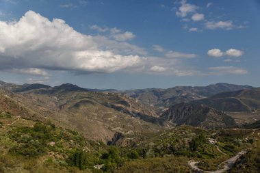 Sierra Nevada, İspanya, Granada güneyinde büyük peyzaj