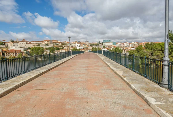 Vecchio ponte nella città di Zamora, sopra il fiume Douro — Foto Stock