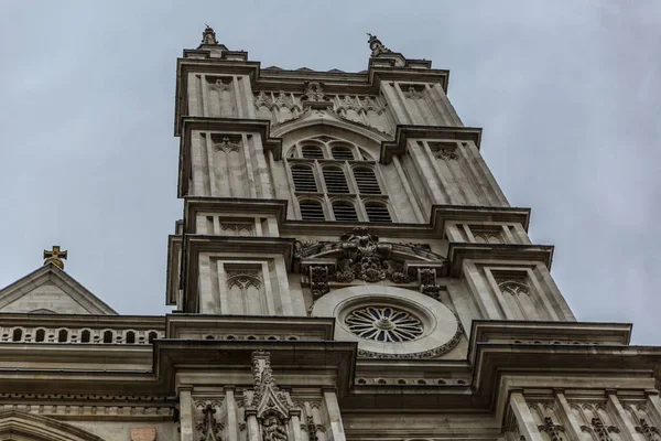 Vista de una torre de la Abadía de Westminster, Londres — Foto de Stock