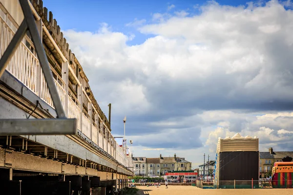 Beautiful view of the jetty in the town of Great Yarmouth — Stock Photo, Image