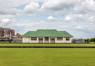 Güzel bir ev ve çim Great Yarmouth sahil şehri, içinde, 